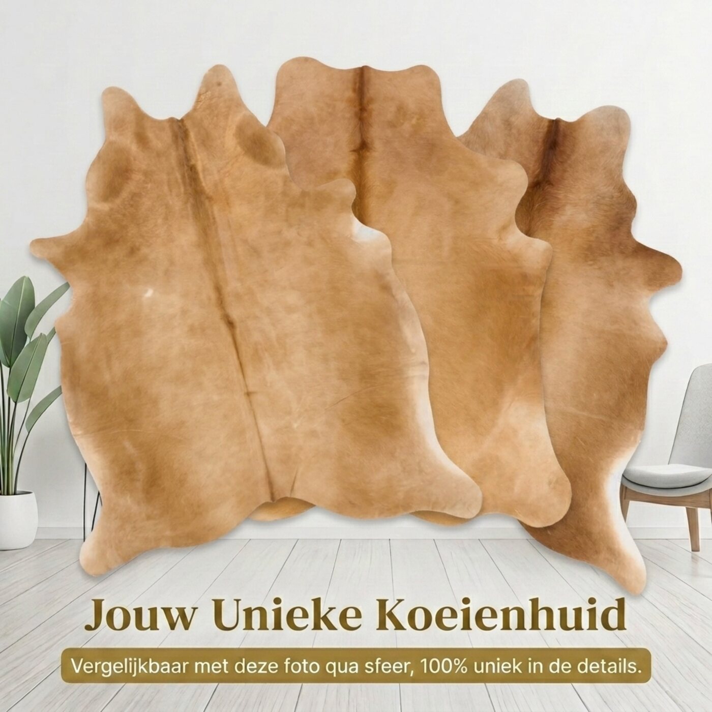 Kuhfell Braun - Bild 6