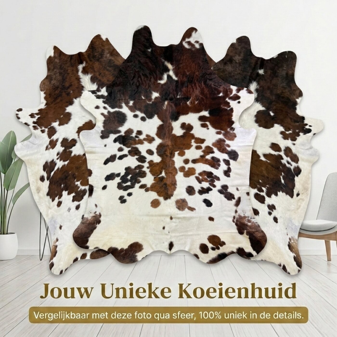 Kuhfell Normannisch Halbweiß - Bild 6