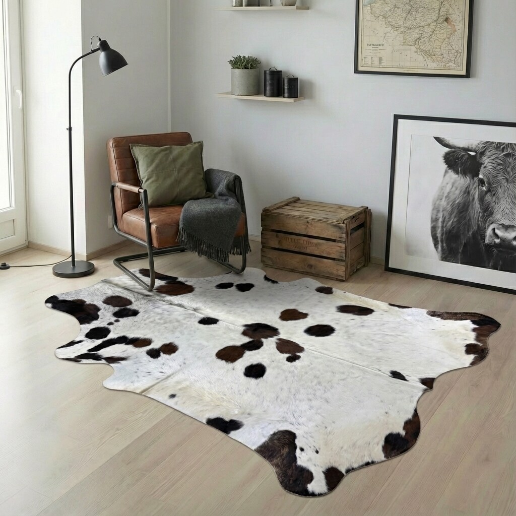 Kuhfell-Teppich 247x215 cm - Bild 1
