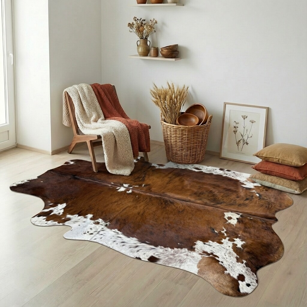 Kuhfell-Teppich 236x211 cm - Bild 1