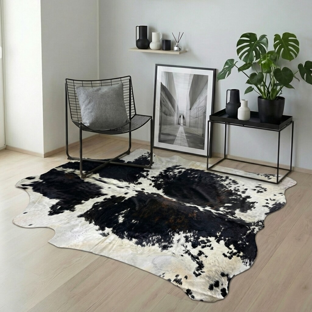Kuhfell-Teppich 219x197 cm - Bild 1