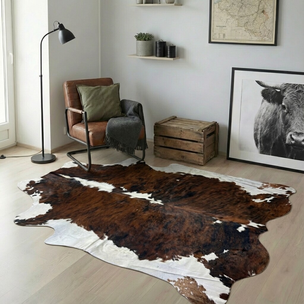 Kuhfell-Teppich 243x224 cm - Bild 1