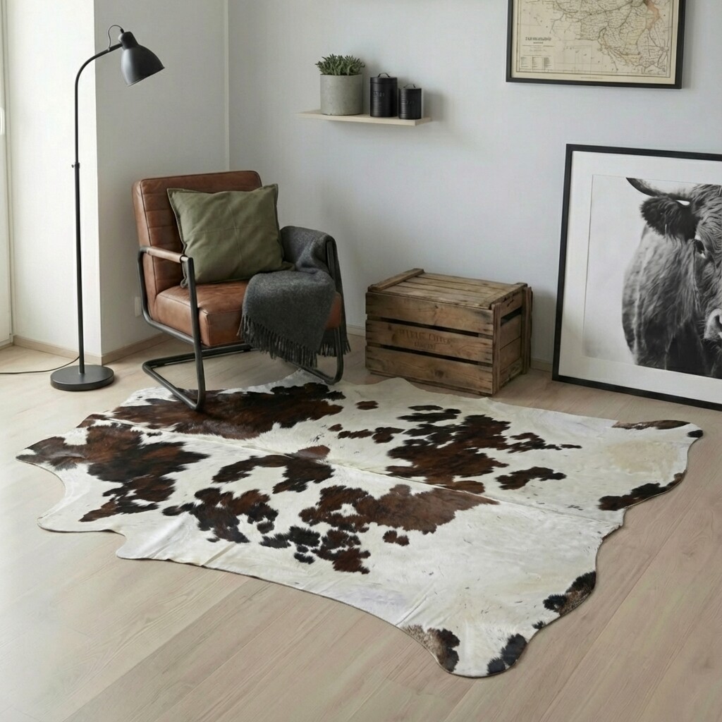 Kuhfell-Teppich 231x196 cm - Bild 1