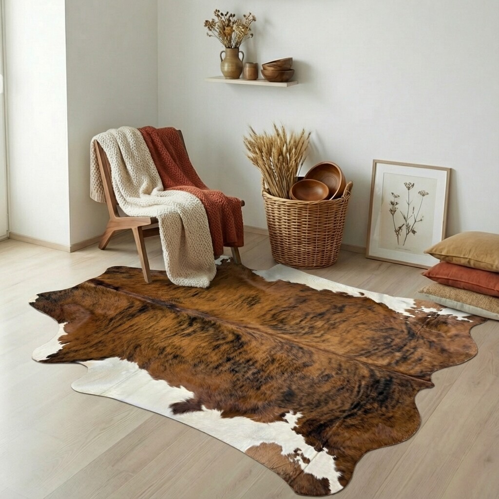 Kuhfell-Teppich 220x192 cm - Bild 1