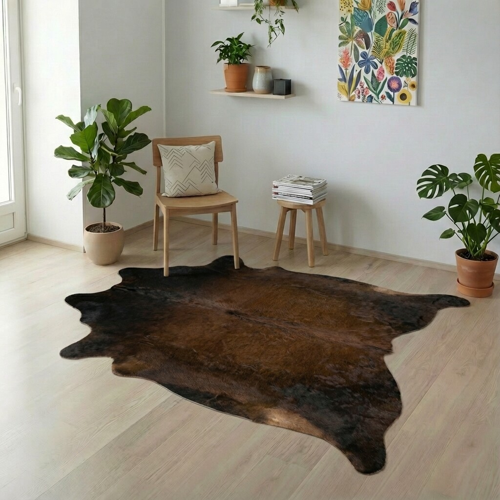 Kuhfellteppich 223x194 cm - Bild 1