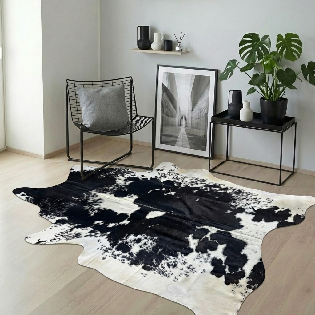 Kuhfell-Teppich 226x187 cm - Bild 1