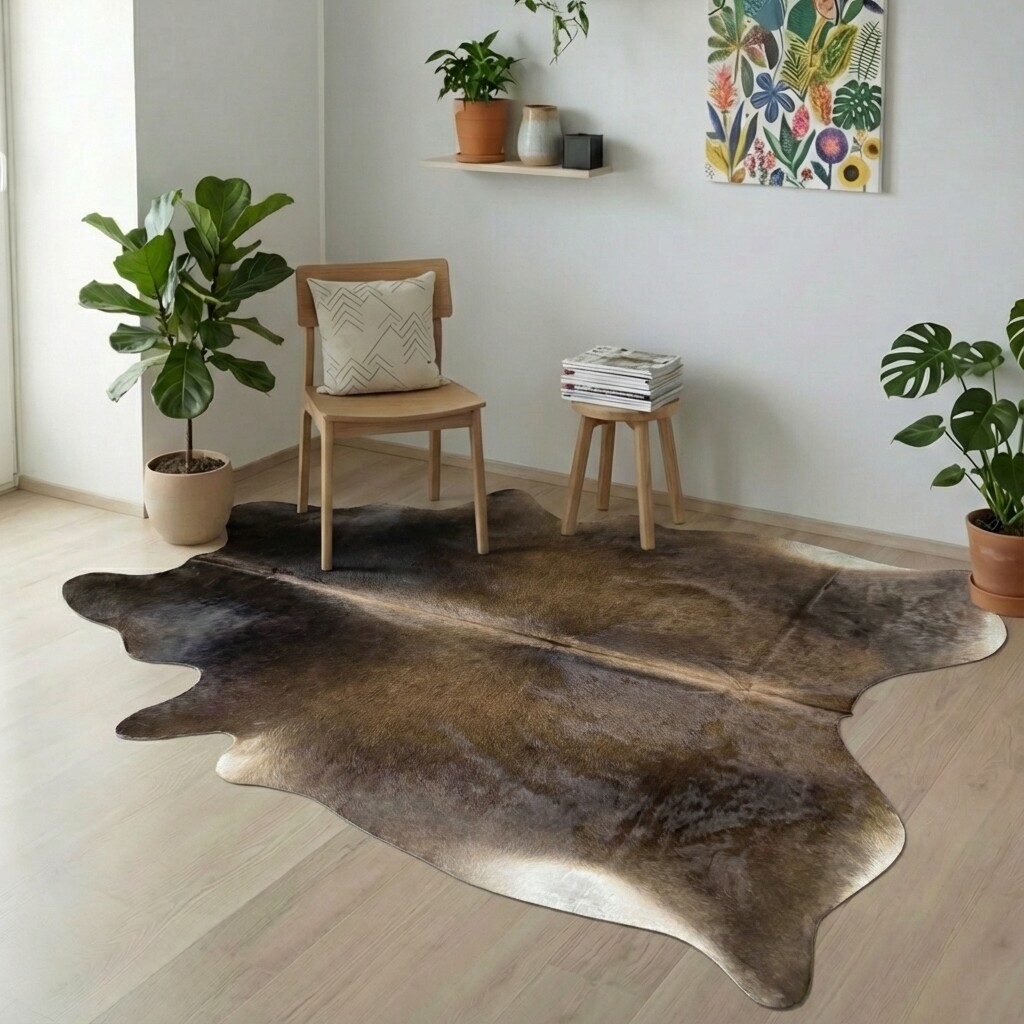 Kuhfellteppich 229x198 cm - Bild 1
