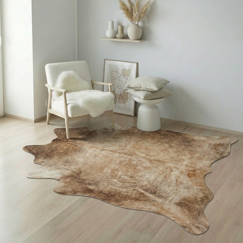Kuhfell-Teppich 221x215 cm - Bild 1