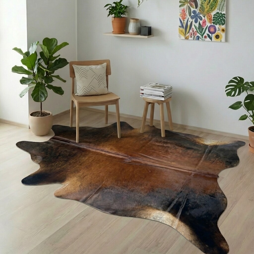 Kuhfell-Teppich 226x195 cm - Bild 1