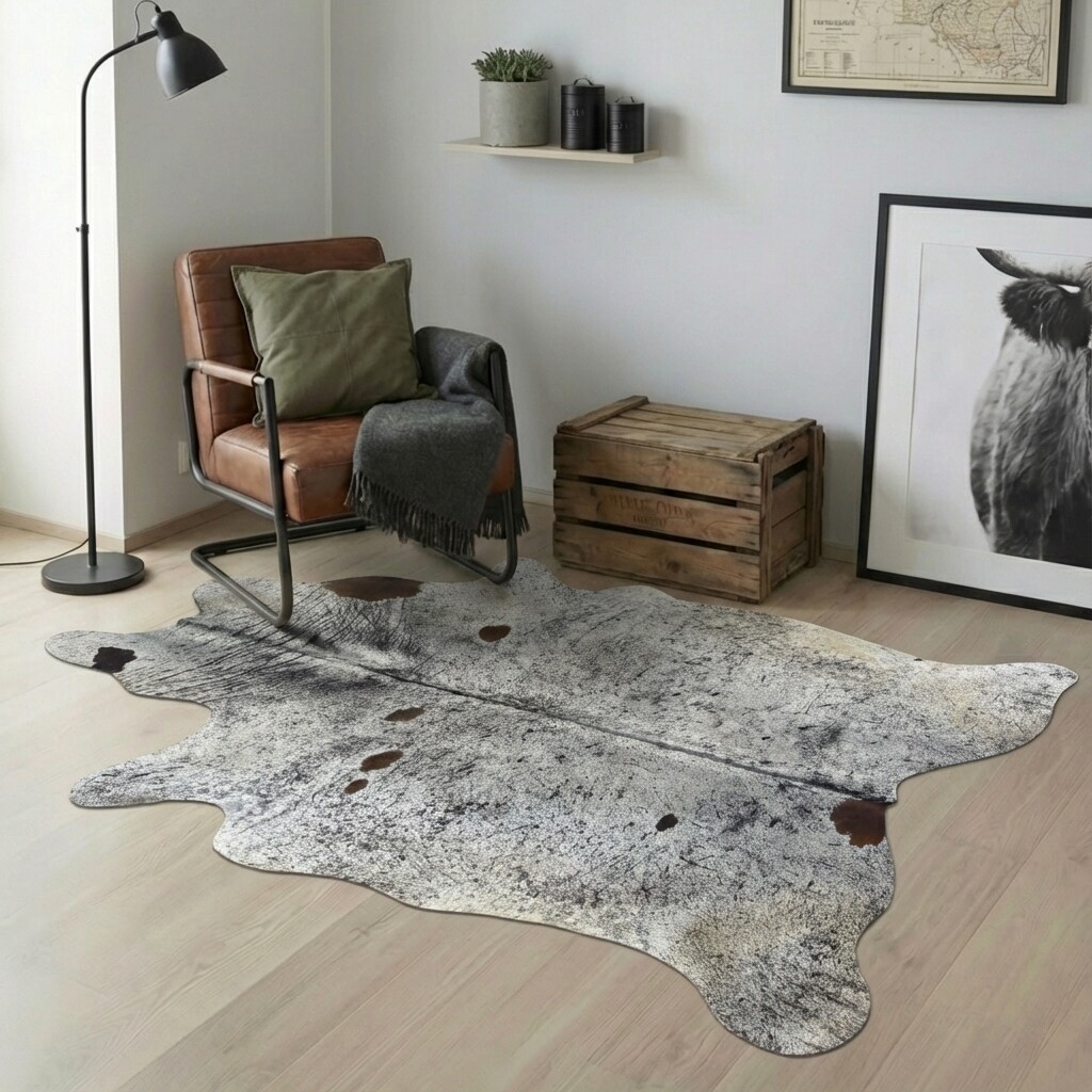 Kuhfell-Teppich 222x183 cm - Bild 1