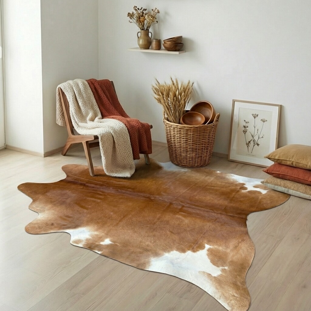 Kuhfell-Teppich 225x202 cm XL (Groß) - Bild 1