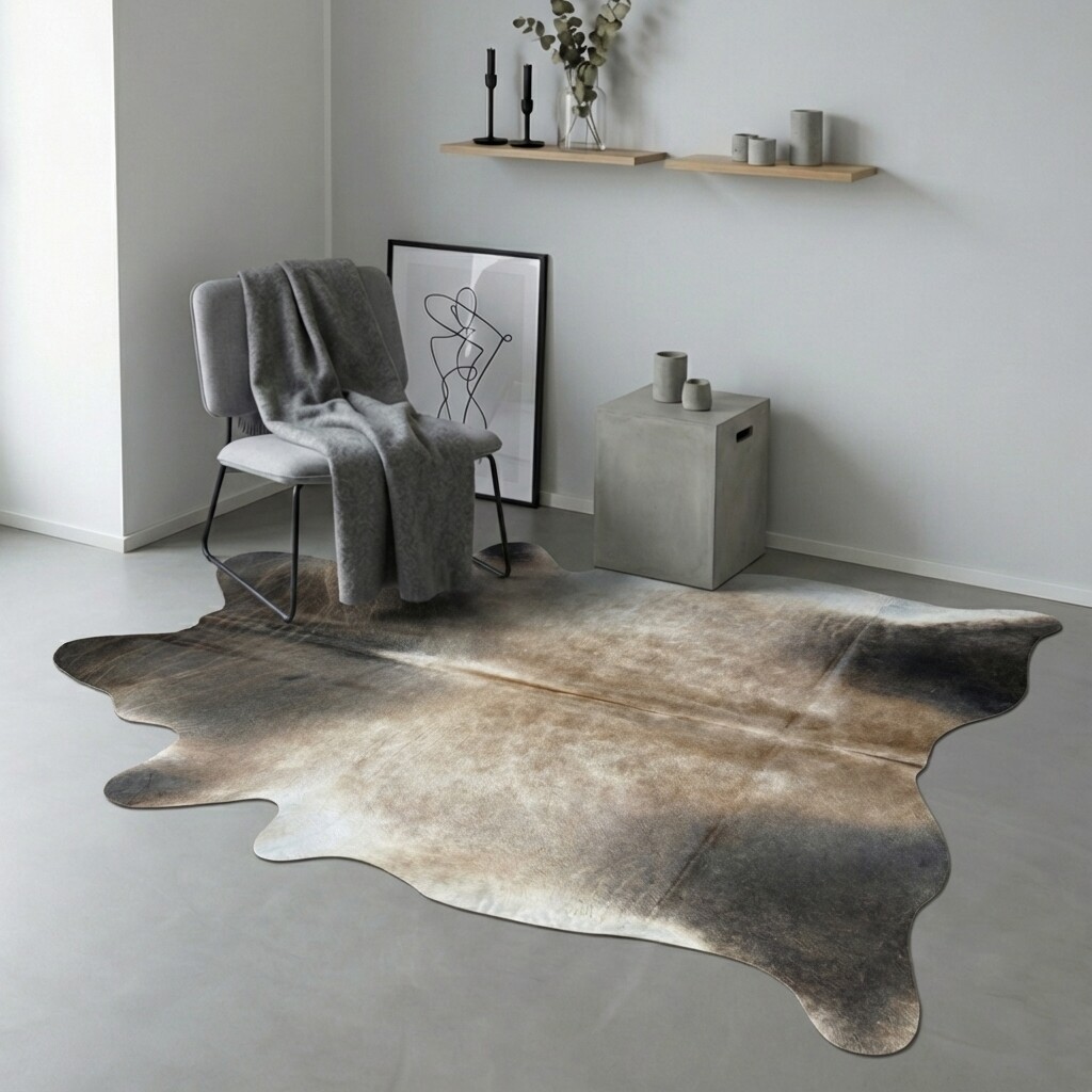 Kuhfellteppich 219x182 cm - Bild 1