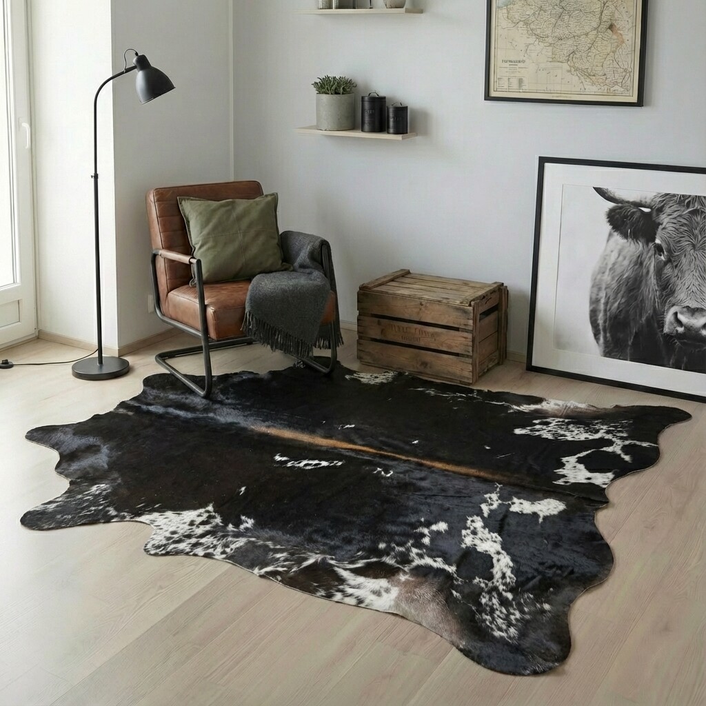 Kuhfell-Teppich 235x205 cm - Bild 1