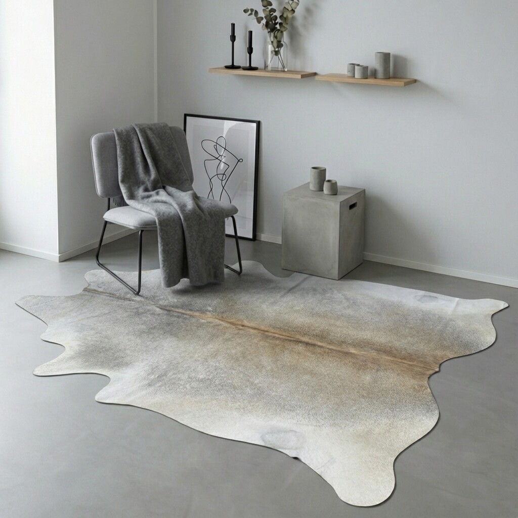 Kuhfell-Teppich 197x184 cm - Bild 1