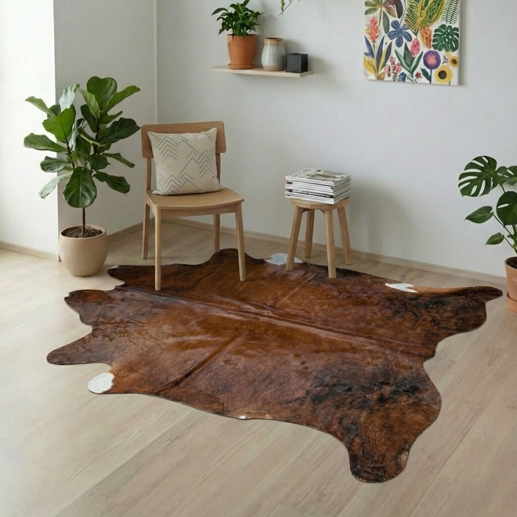 Kuhfell-Teppich 206x194 cm - Bild 1