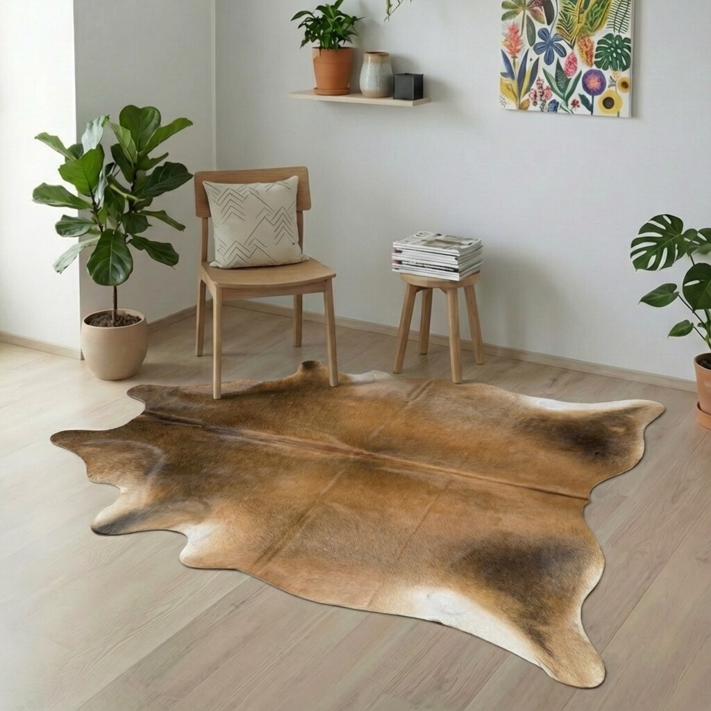 Kuhfell-Teppich 229x181 cm - Bild 1