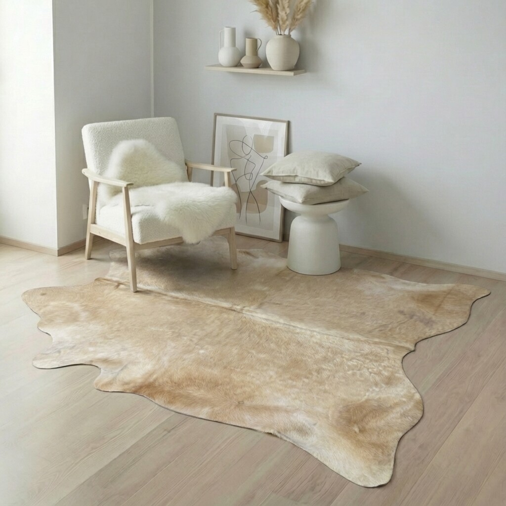 Kuhfell-Teppich 212x196 cm - Bild 1
