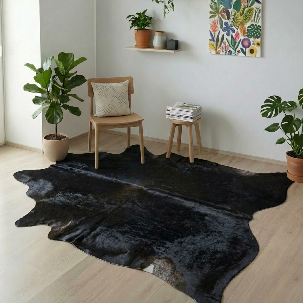 Kuhfell-Teppich 225x194 cm - Bild 1