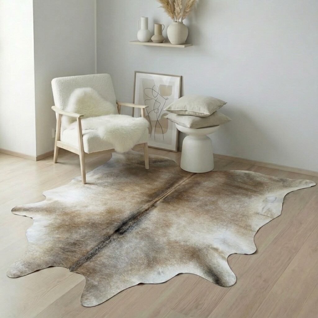 Kuhfell-Teppich 215x195 cm - Bild 1