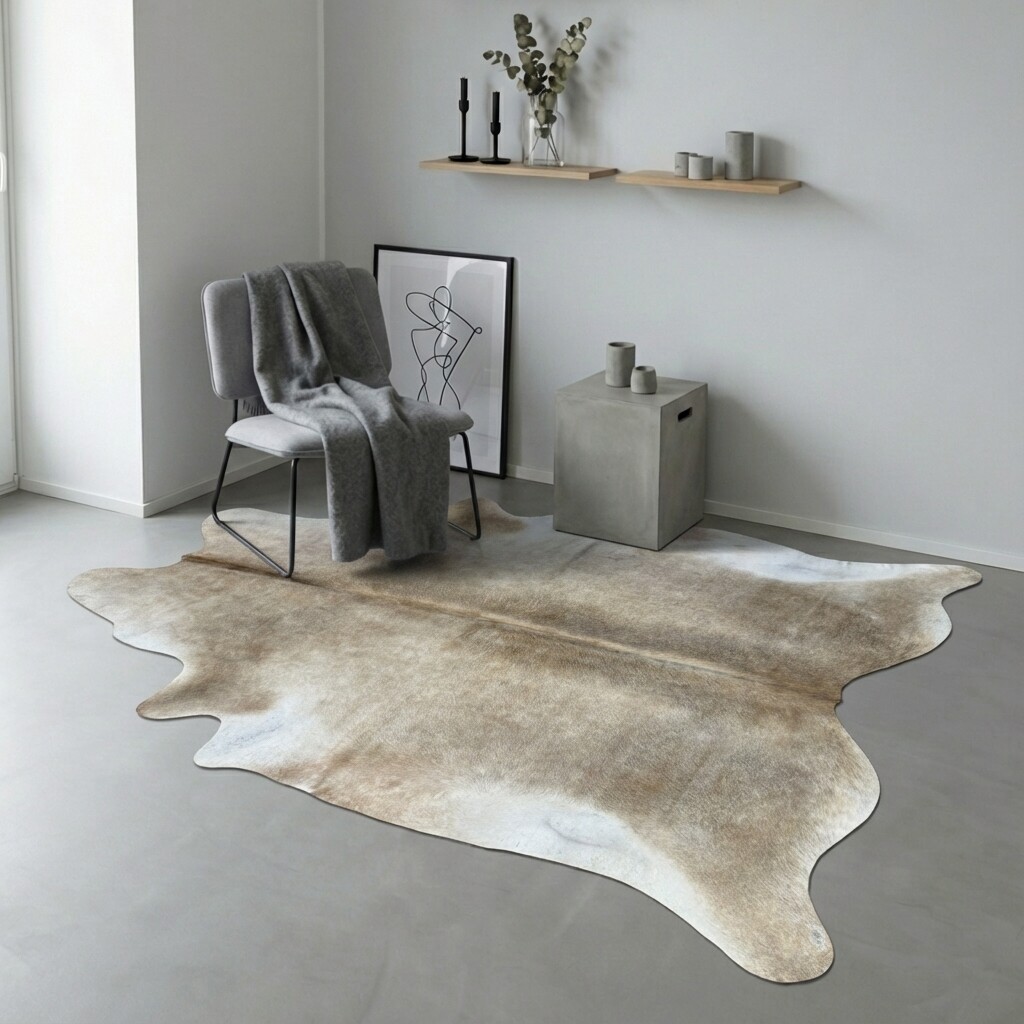 Kuhfell-Teppich 232x210 cm - Bild 1
