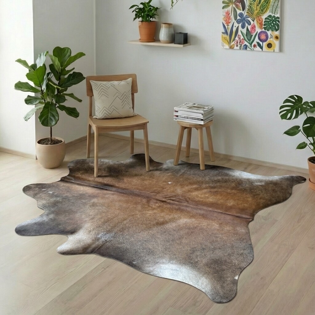 Kuhfellteppich 196x190 cm - Bild 1