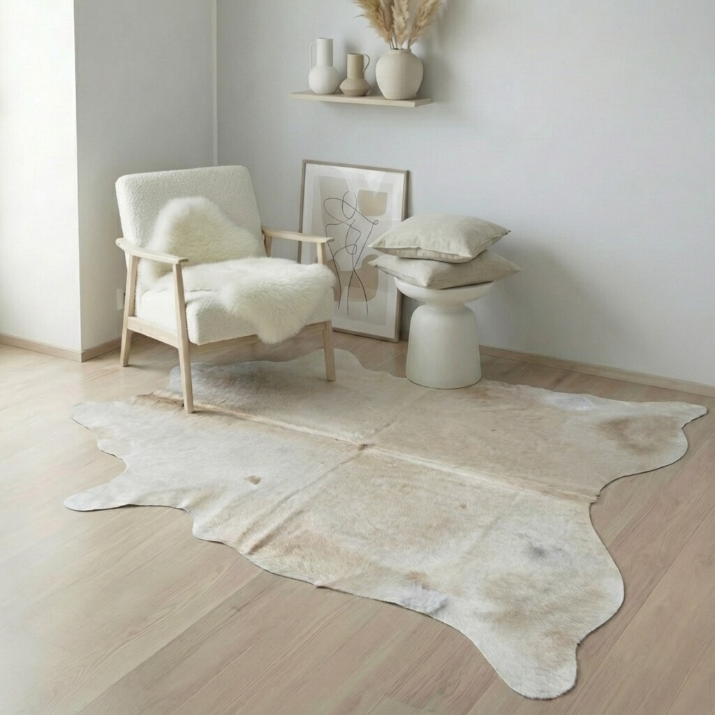 Kuhfell-Teppich 224x207 cm - Bild 1
