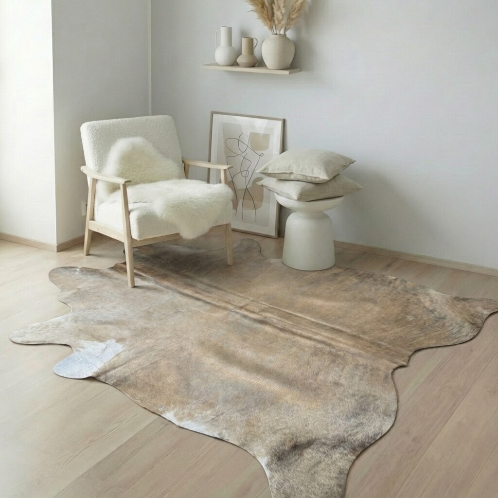 Kuhfell-Teppich 211x184 cm - Bild 1