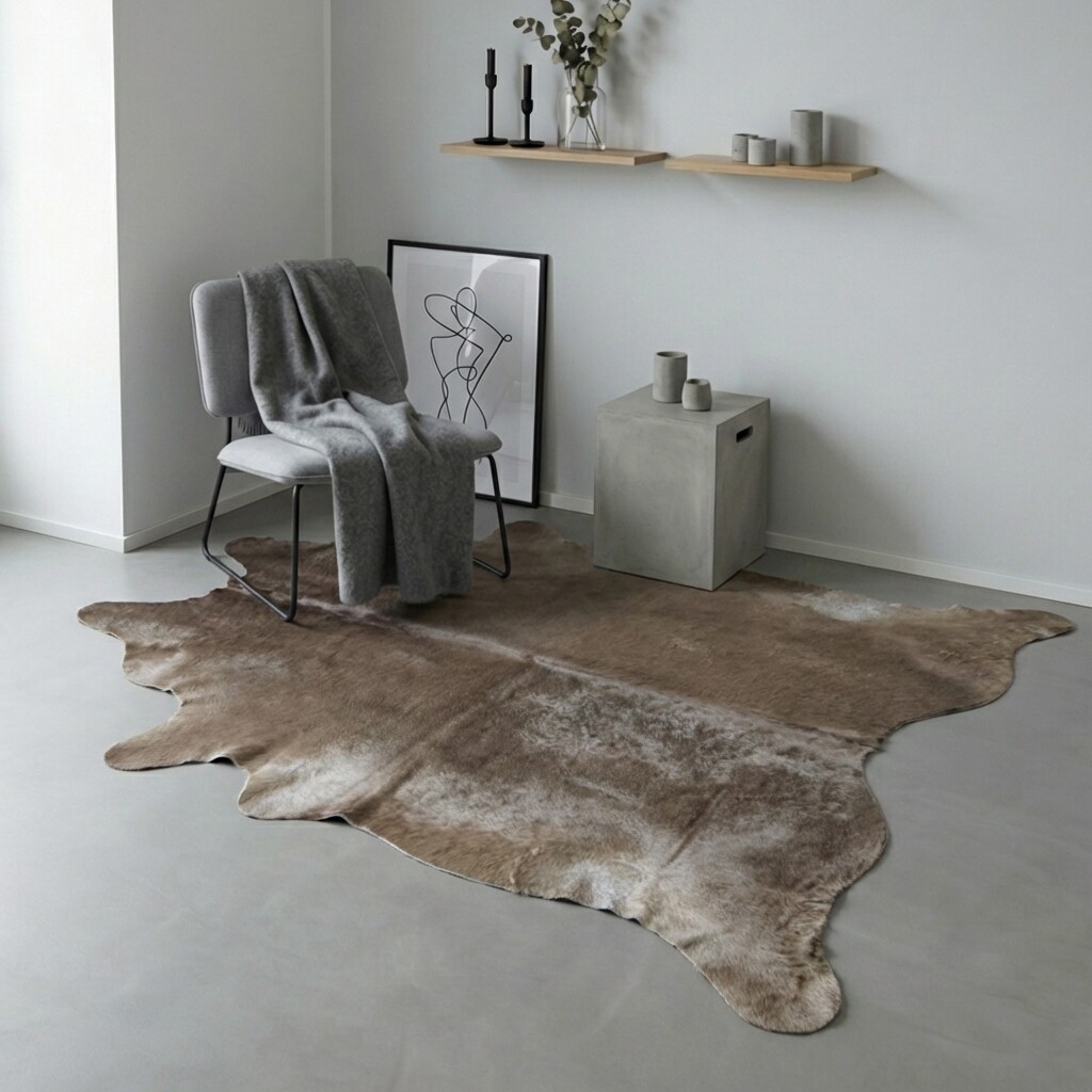 Kuhfell-Teppich 231x215 cm - Bild 1