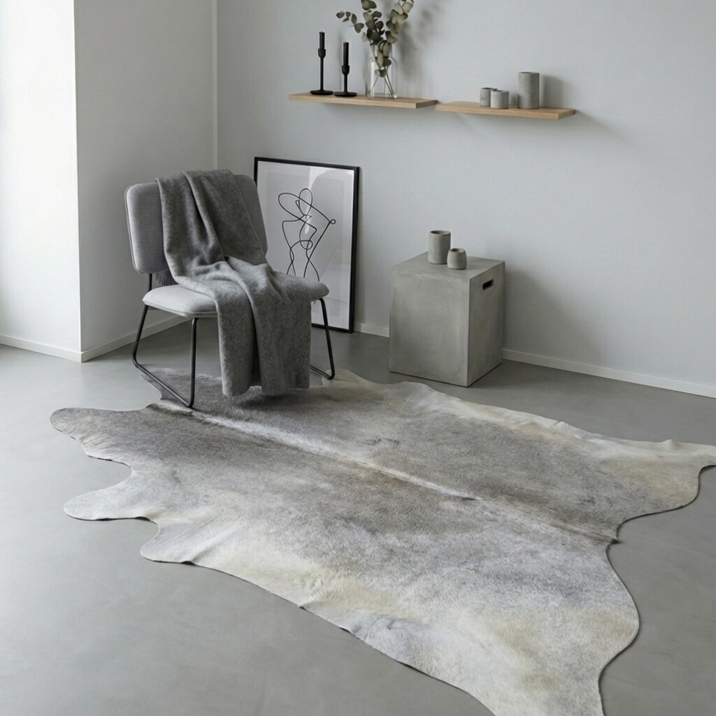 Kuhfell-Teppich 219x201 cm - Bild 1