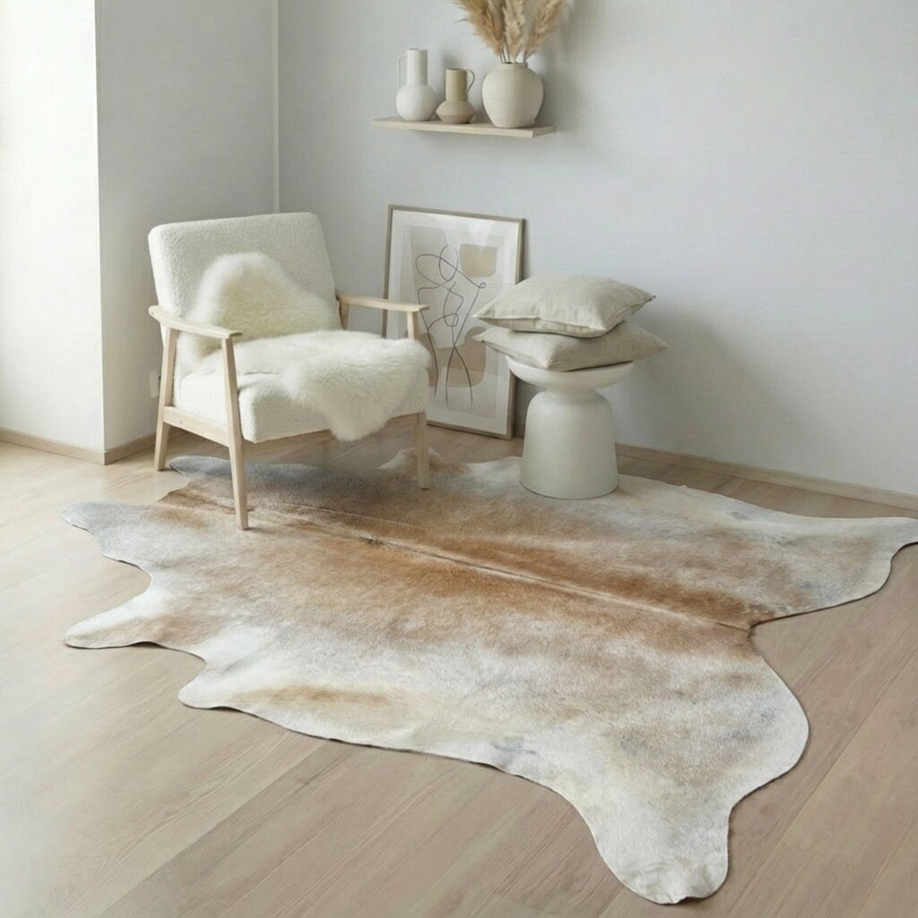 Kuhfell-Teppich 222x195 cm - Bild 1