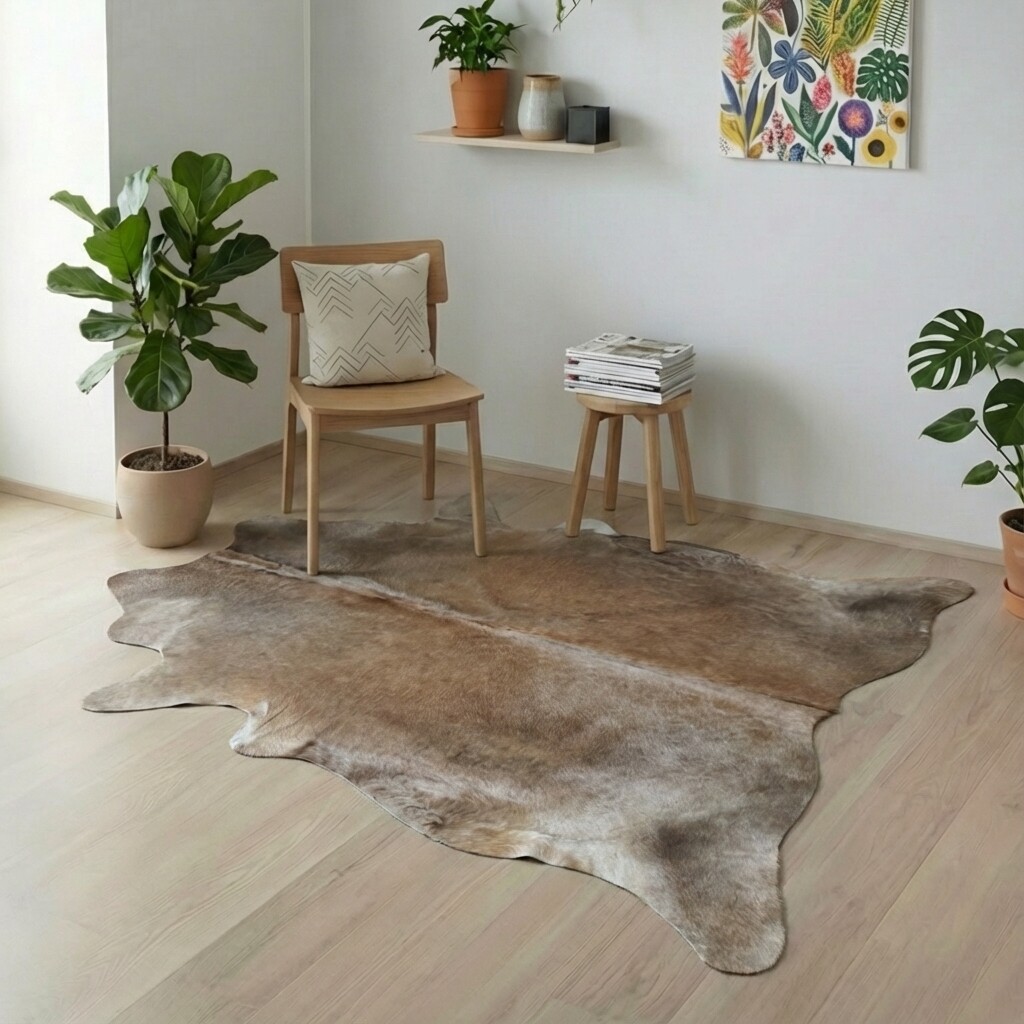 Kuhfell-Teppich 213x176 cm - Bild 1