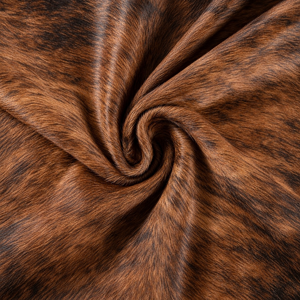 Kuhfellteppich Warmbraun - Bild 5