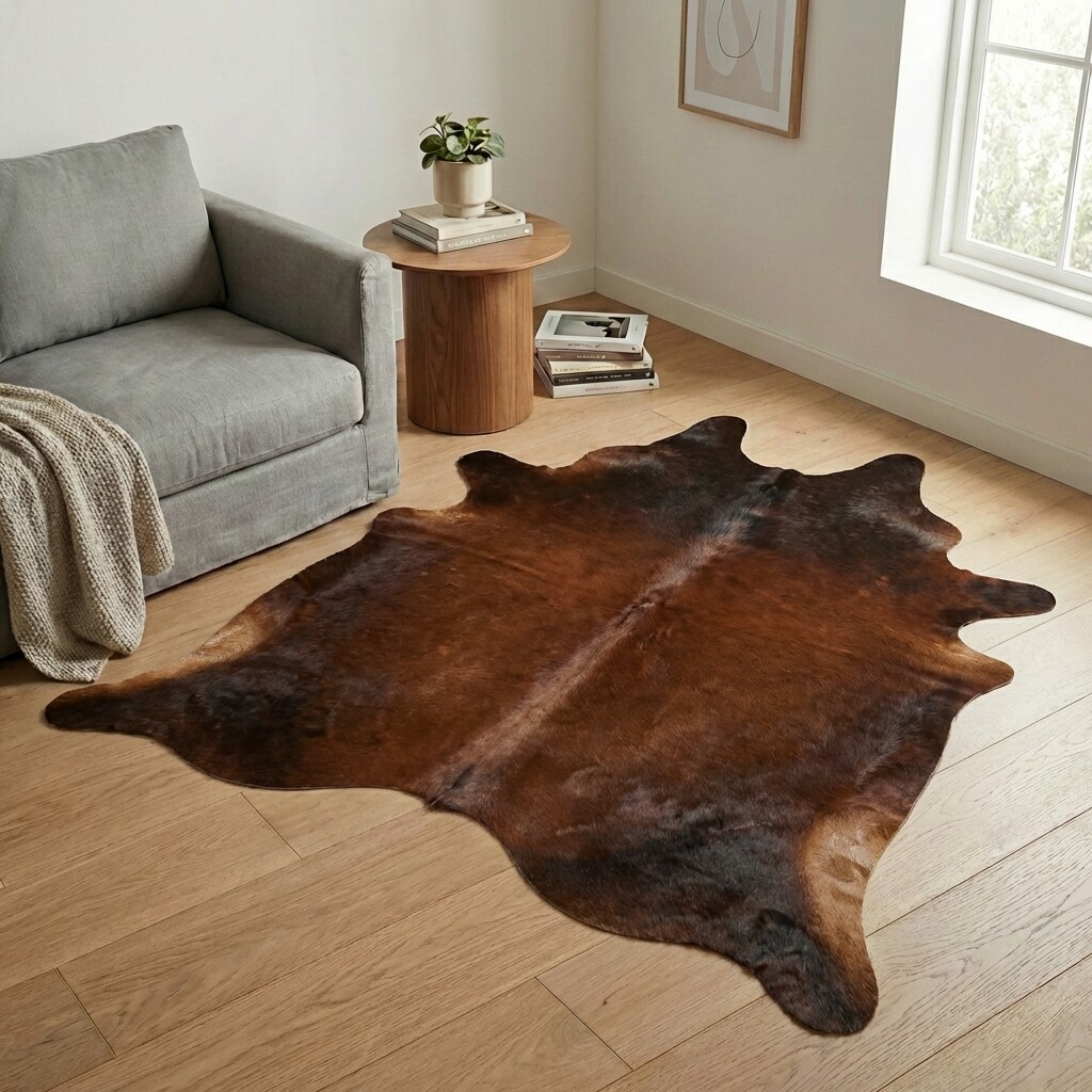 Kuhfellteppich 203x178 cm - Bild 1