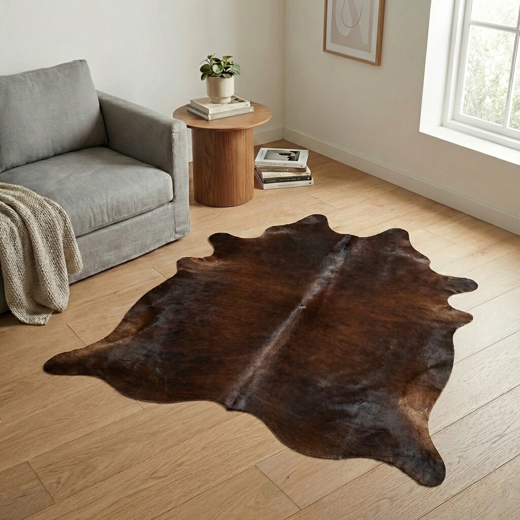 Kuhfell-Teppich 195x191 cm - Bild 1