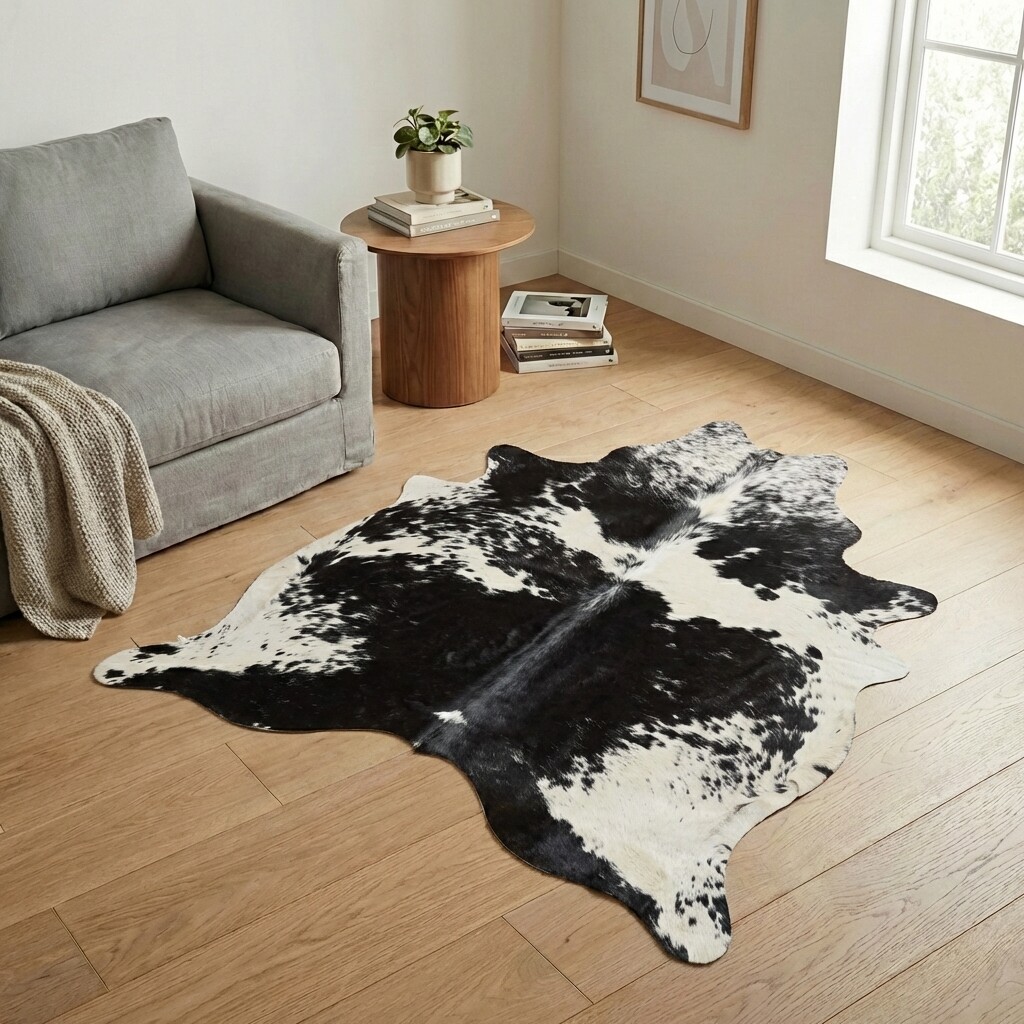 Kuhfell-Teppich 203x198 cm - Bild 1