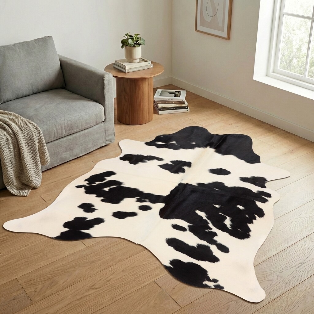 Kuhfell-Teppich 200x195 cm - Bild 1