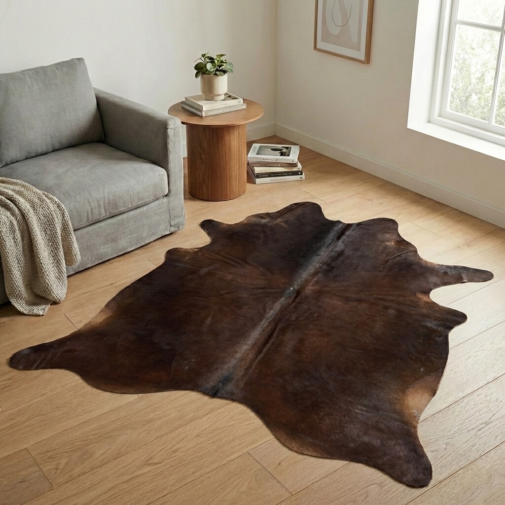 Kuhfellteppich 203x180 cm - Bild 1
