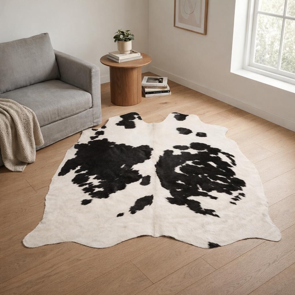 Kuhfellteppich 192x166 cm - Bild 1