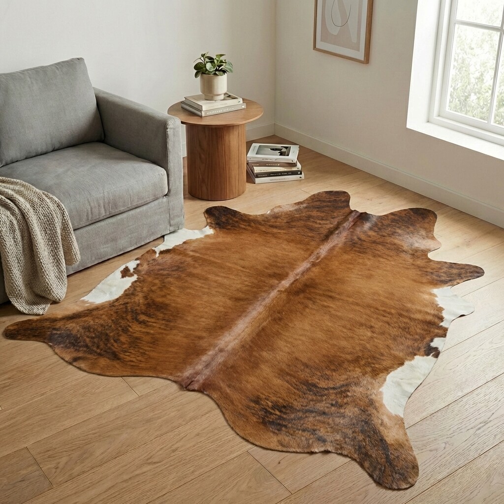 Kuhfellteppich 198x193 cm - Bild 1