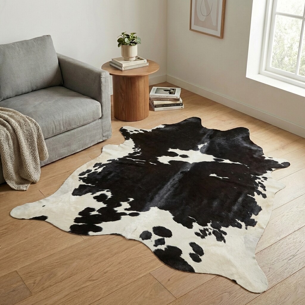 Kuhfellteppich 206x172 cm - Bild 1