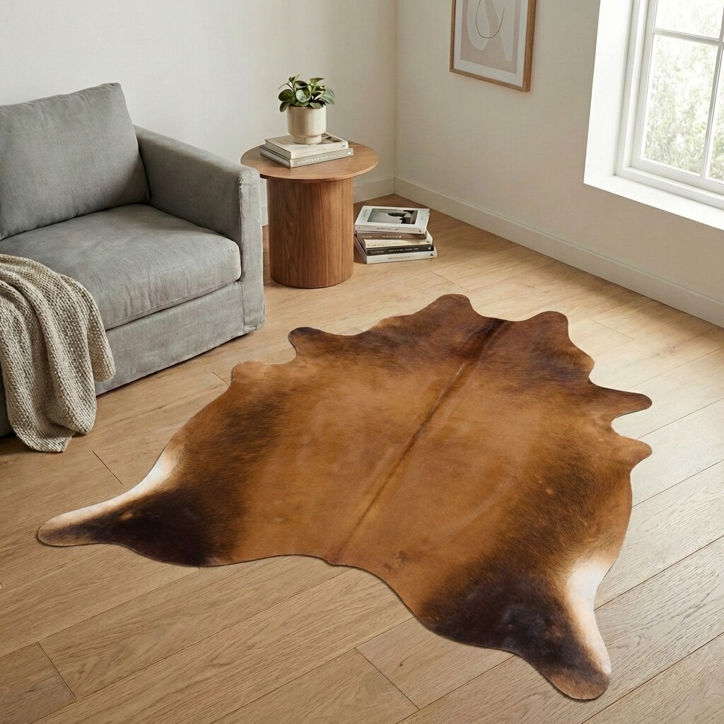 Kuhfell-Teppich 210x177 cm - Bild 1