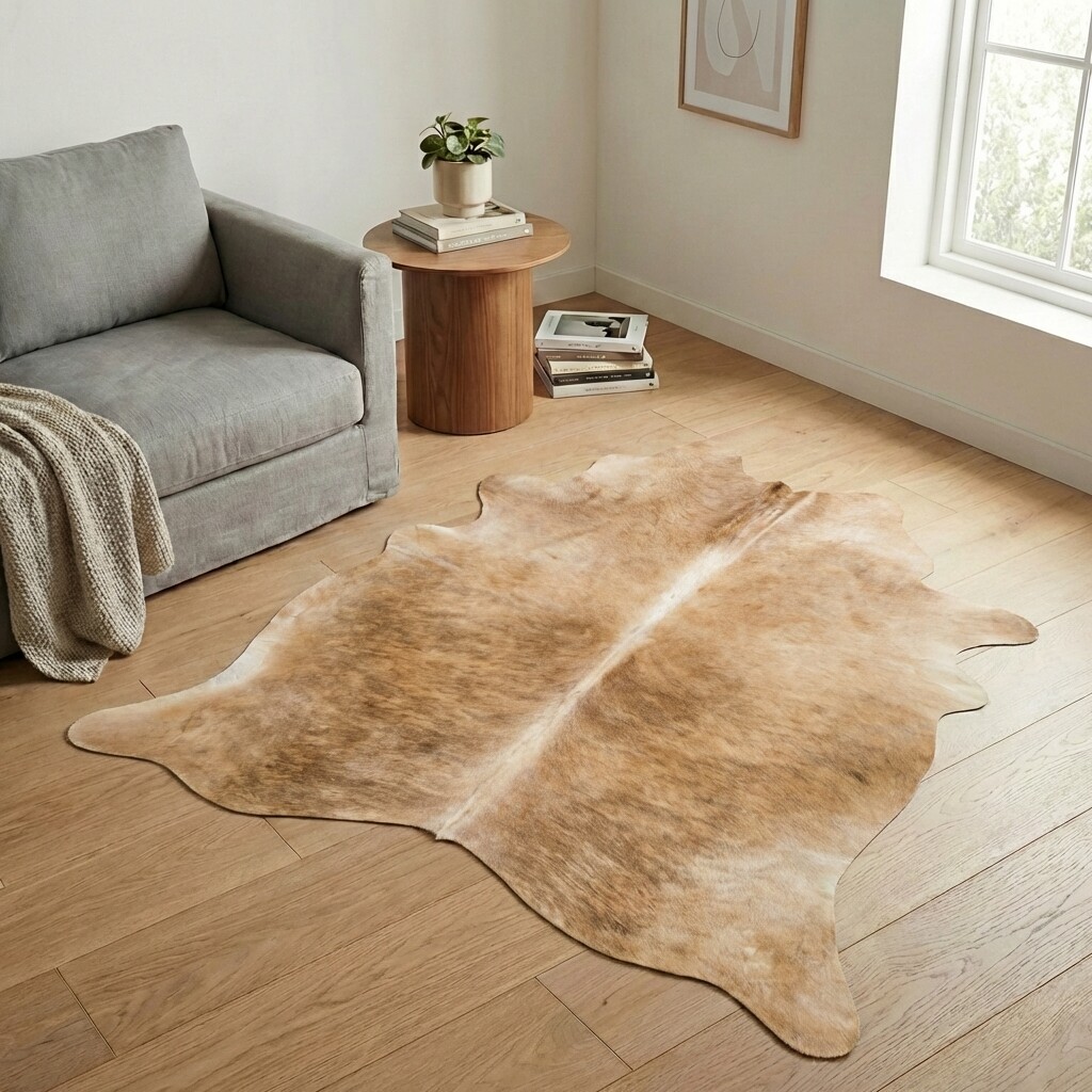 Kuhfell-Teppich 200x181 cm - Bild 1