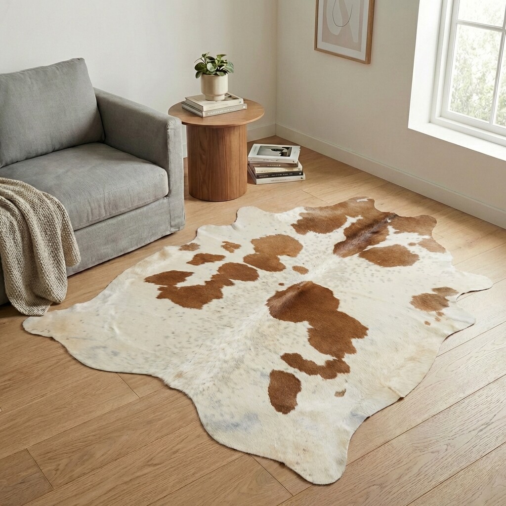 Kuhfell-Teppich 199x180 cm - Bild 1