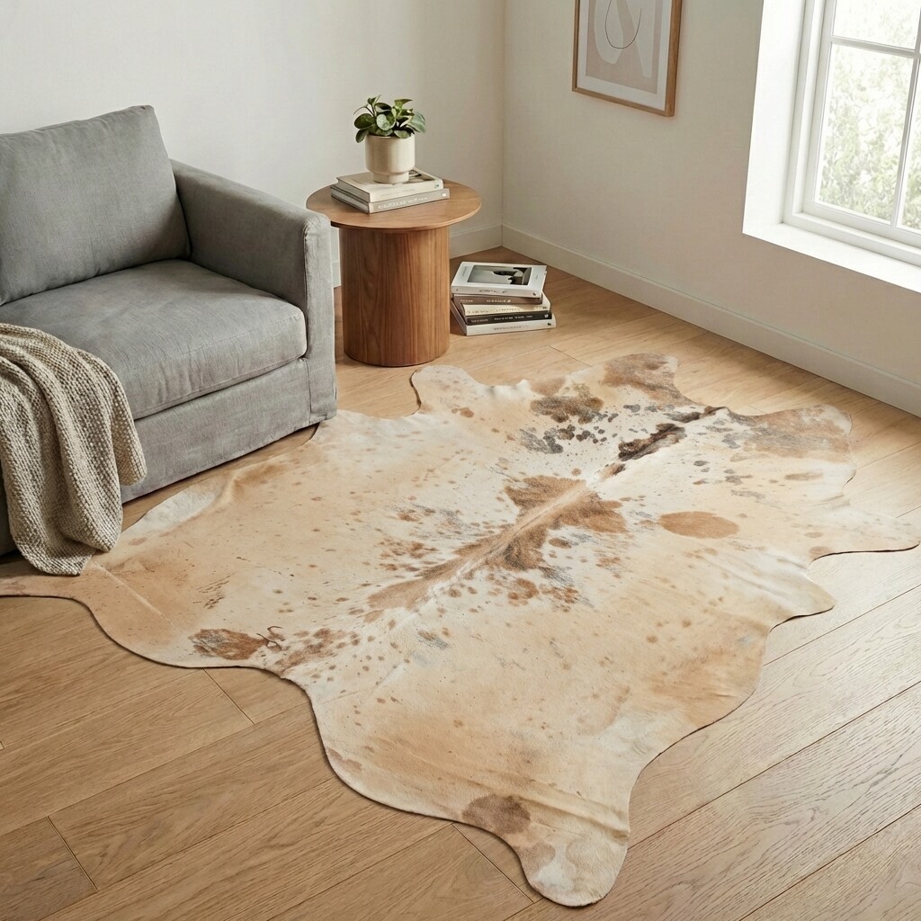 Kuhfell-Teppich 205x184 cm - Bild 1
