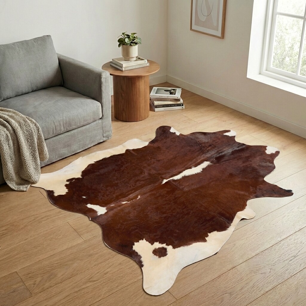 Kuhfell-Teppich 194x184 cm - Bild 1