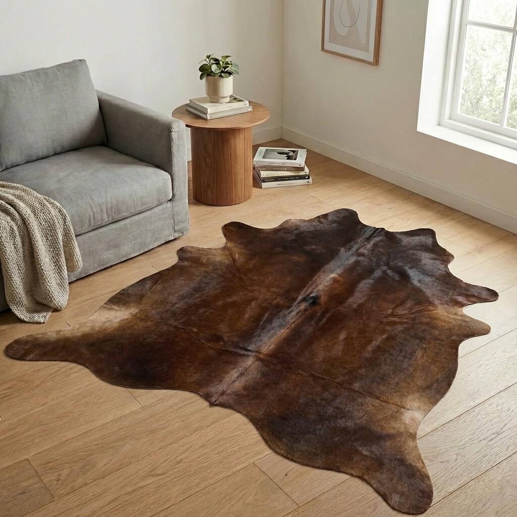 Kuhfell-Teppich 201x190 cm - Bild 1