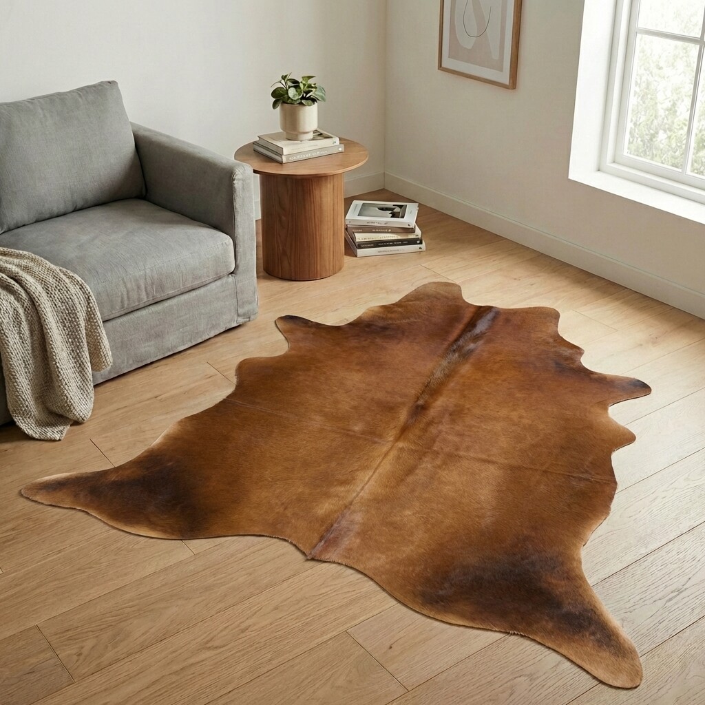 Kuhfellteppich 217x190 cm - Bild 1