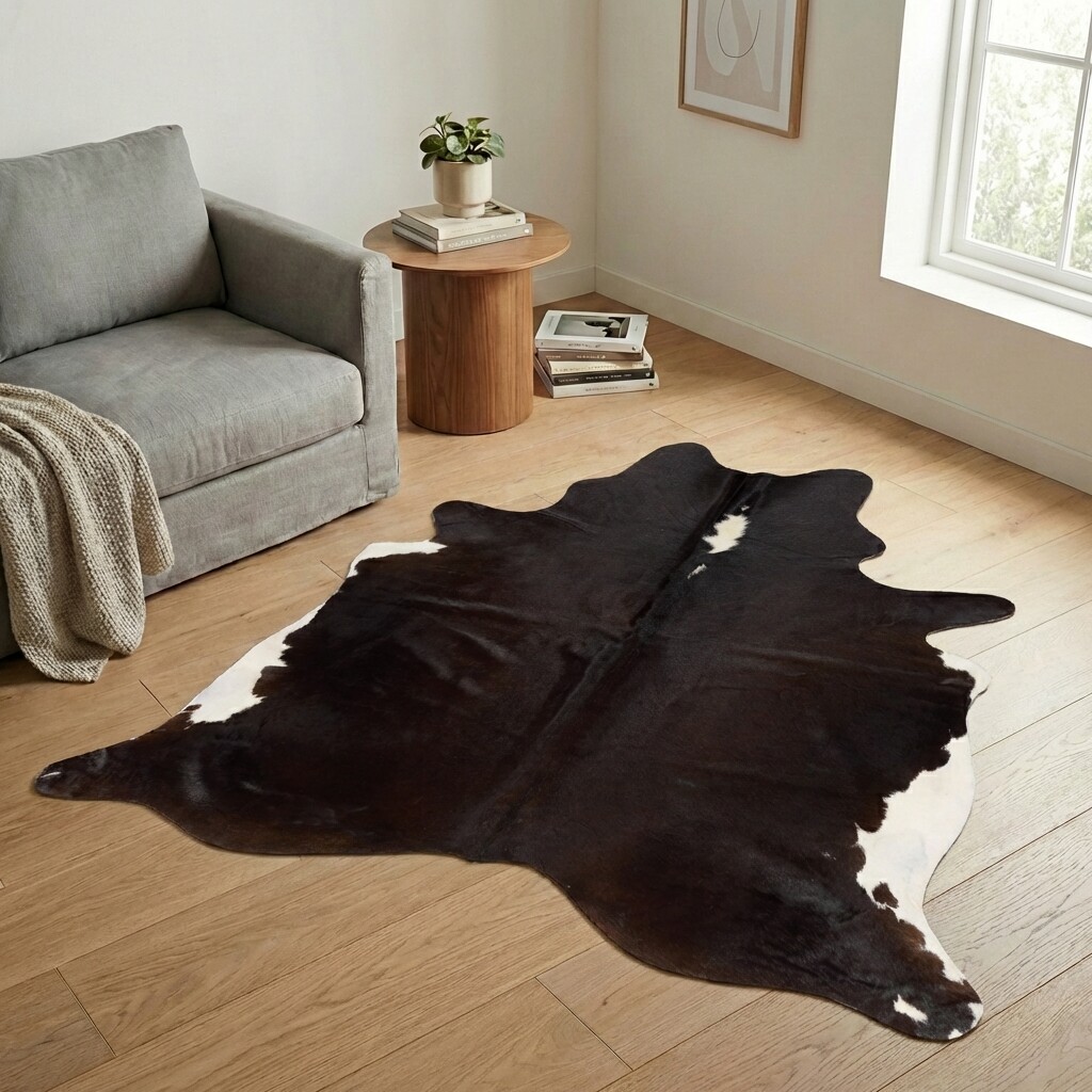 Kuhfellteppich 204x193 cm - Bild 1