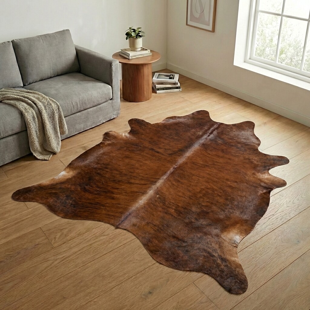 Kuhfell-Teppich 231x224 cm - Bild 1