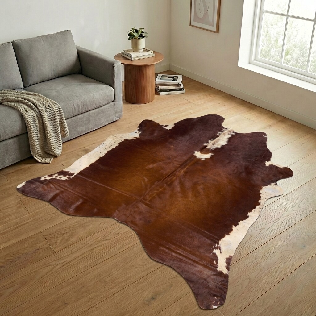Kuhfell-Teppich 239x220 cm - Bild 1